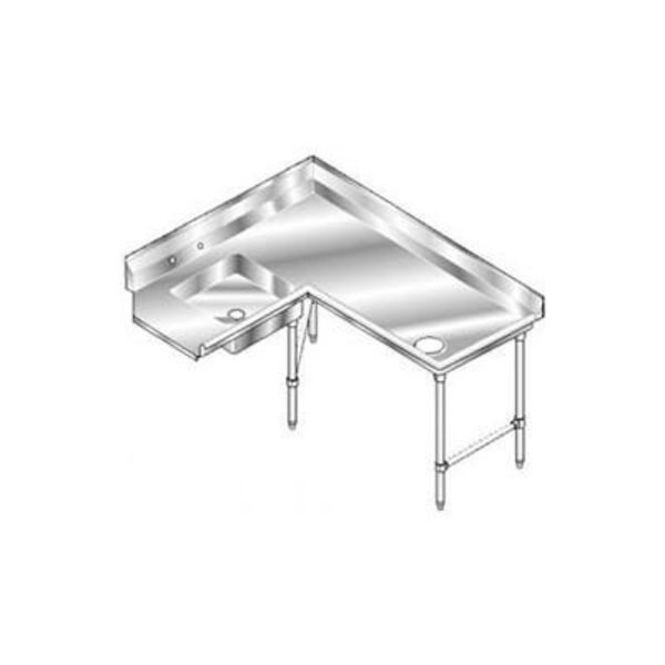Aerospec SS NSF Soiled Corner w/ Right Drainboard - 84 x 60, Aero, Mfr#: 2SDC-R-84